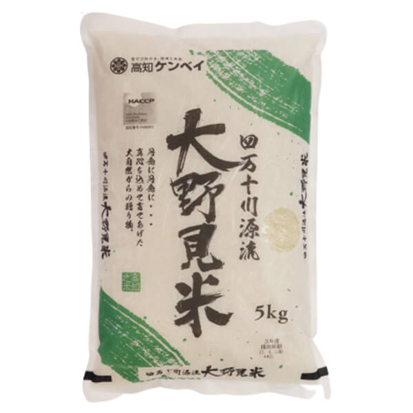 高知県産 大野見米（ヒノヒカリ）5kg | 高知ケンベイ公式オンライン